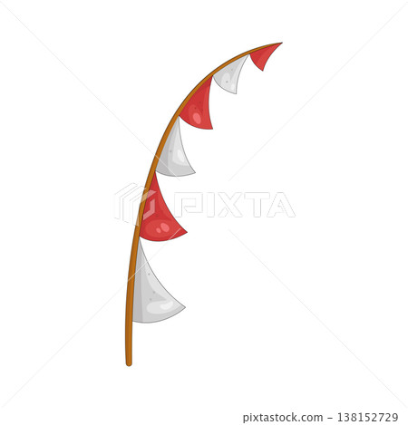 Illustration of Indonesian Independence Day flag Illustration of Indonesian Independence Day flag 138152729