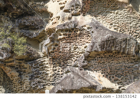 Takaike's Insect-Eaten Rock (a nationally designated natural monument) Takaike's Insect-Eaten Rock (a nationally designated natural monument) 138153142