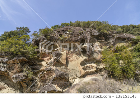Takaike's Insect-Eaten Rock (a nationally designated natural monument) Takaike's Insect-Eaten Rock (a nationally designated natural monument) 138153143