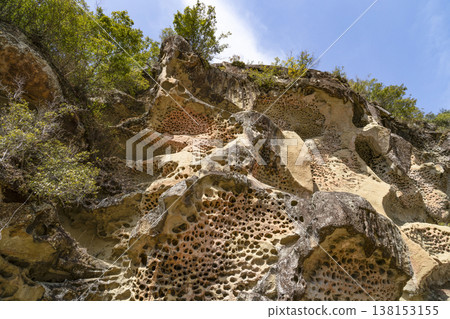 Takaike's Insect-Eaten Rock (a nationally designated natural monument) Takaike's Insect-Eaten Rock (a nationally designated natural monument) 138153155