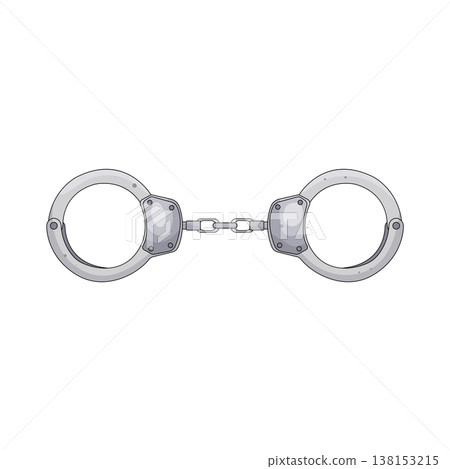 Illustration of Handcuffs Illustration of Handcuffs 138153215