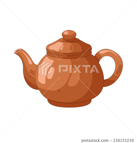 Illustration of teapot Illustration of teapot 138153238