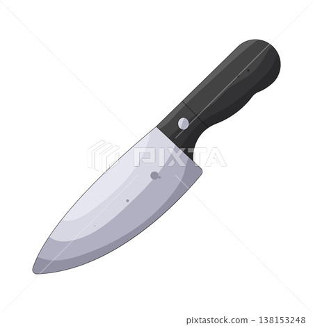 Illustration of knife Illustration of knife 138153248