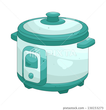 Illustration of rice cooker Illustration of rice cooker 138153273