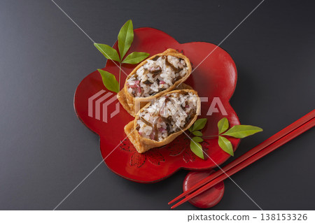 利尻海帶梅稻荷壽司 138153326