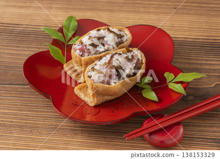 利尻海帶梅稻荷壽司 138153329