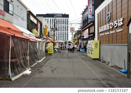 Morning scenery in Hakodate, Hokkaido 138153387