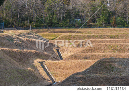 Terraced rice fields in the Kosei region, Kitakomatsu, Otsu City, Shiga Prefecture Terraced rice fields in the Kosei region, Kitakomatsu, Otsu City, Shiga Prefecture 138153584