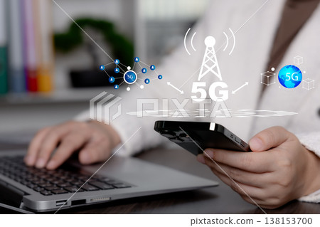 5G mobile network and wireless connectivity technology 5G mobile network and wireless connectivity technology 138153700