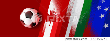 Modern energetic sports background suitable for football designs, posters, and digital media. Modern energetic sports background suitable for football designs, posters, and digital media. 138153742