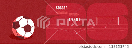 Modern energetic sports background suitable for football designs, posters, and digital media. Modern energetic sports background suitable for football designs, posters, and digital media. 138153743