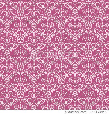 Magenta Victorian Lace Floral Art Magenta Victorian Lace Floral Art 138153946