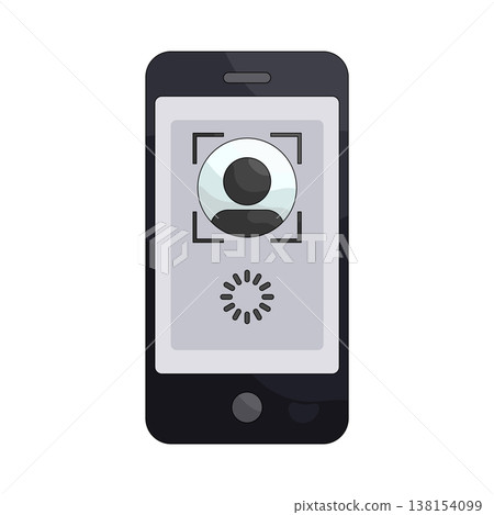 Illustration of Face recognition Illustration of Face recognition 138154099