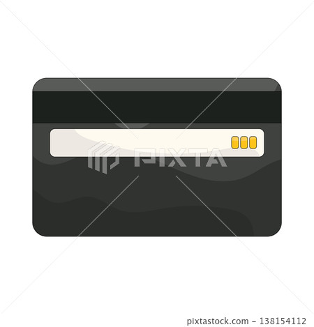 Illustration of credit card Illustration of credit card 138154112