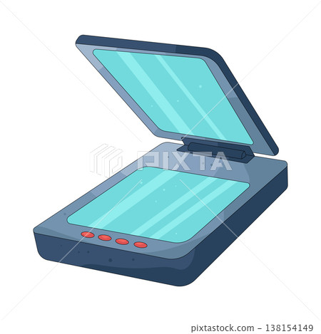 Illustration of scanner Illustration of scanner 138154149