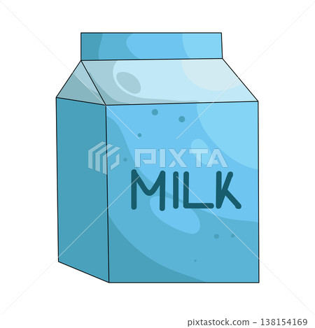Illustration of milk carton Illustration of milk carton 138154169
