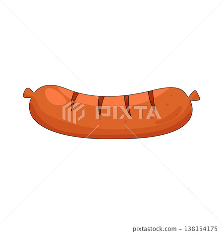 Illustration of sausage Illustration of sausage 138154175