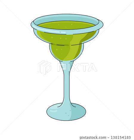 Illustration of margarita cocktail Illustration of margarita cocktail 138154183