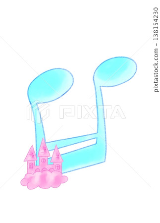 帶有城堡的音符 138154230