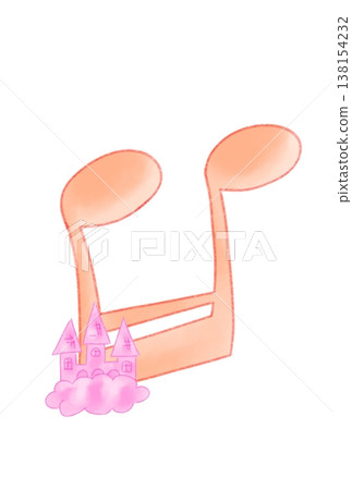 帶有城堡的音符 帶有城堡的音符 138154232