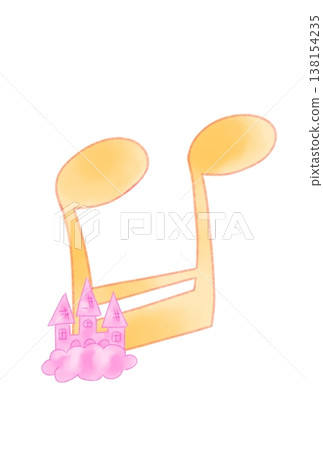 帶有城堡的音符 138154235