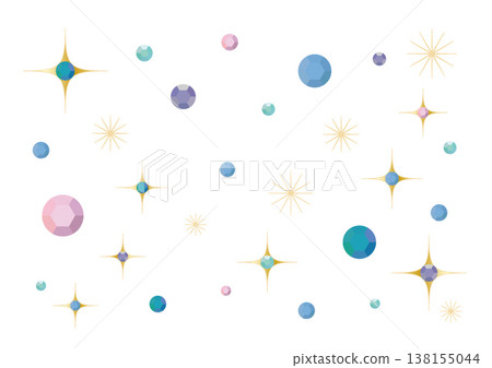 PNG image / Pastel-colored jewelry art 138155044