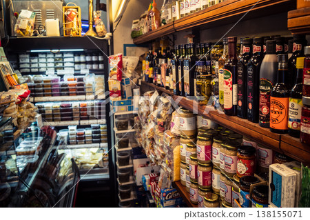 Yom Tov Levi gourmet grocery store in Levinsky Market Tel Aviv Yom Tov Levi gourmet grocery store in Levinsky Market Tel Aviv 138155071