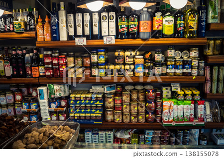 Yom Tov Levi gourmet grocery store in Levinsky Market Tel Aviv Yom Tov Levi gourmet grocery store in Levinsky Market Tel Aviv 138155078