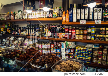 Yom Tov Levi gourmet grocery store in Levinsky Market Tel Aviv Yom Tov Levi gourmet grocery store in Levinsky Market Tel Aviv 138155079