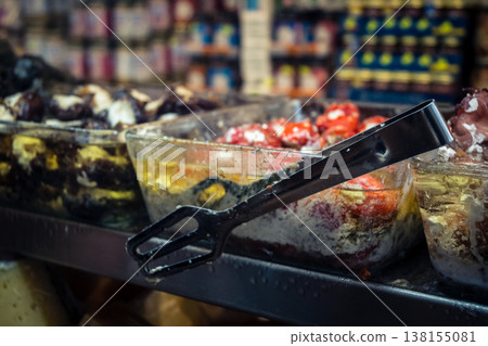 Yom Tov Levi gourmet grocery store in Levinsky Market Tel Aviv Yom Tov Levi gourmet grocery store in Levinsky Market Tel Aviv 138155081