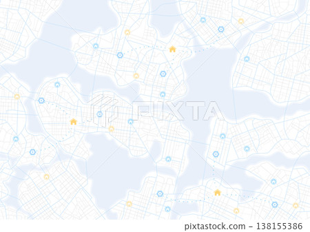 Zones without electricity for visual distinction energy networks. Visualization of power distribution, outage areas. Top view distinct city districts connected to the power grid. Isometric vector Zones without electricity for visual distinction energy networks. Visualization of power distribution, outage areas. Top view distinct city districts connected to the power grid. Isometric vector 138155386