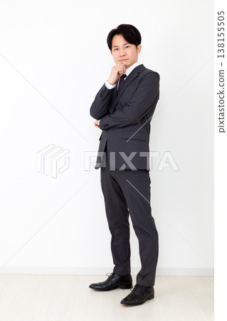 Middle-aged middle man businessman Middle-aged middle man businessman 138155505