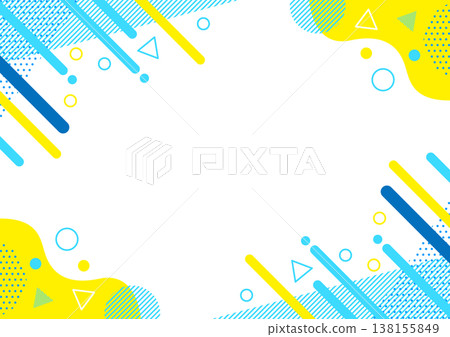 Geometric pattern frame background material A4 size A3 size silver ratio transparent Geometric pattern frame background material A4 size A3 size silver ratio transparent 138155849