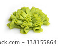 Wasabi portion on white background. 138155864