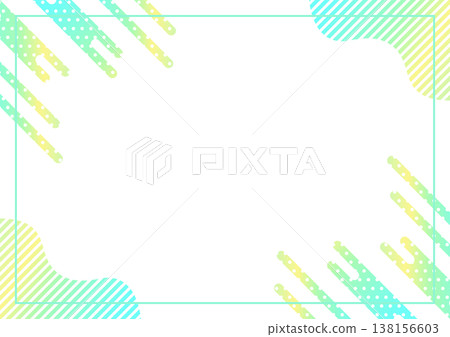 幾何圖案邊框背景素材，A4尺寸，A3尺寸，銀色比例，透明 138156603