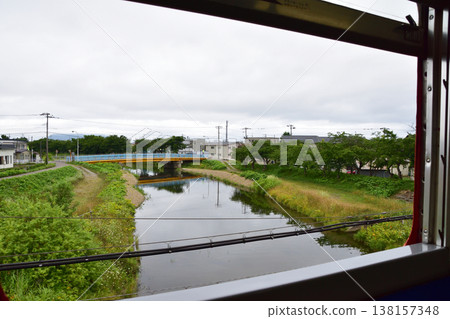 北海道南部伊沙利比鐵道久根別站至上磯站之間的風景 138157348