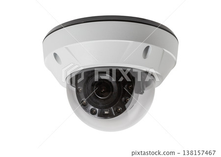 White background surveillance camera White background surveillance camera 138157467