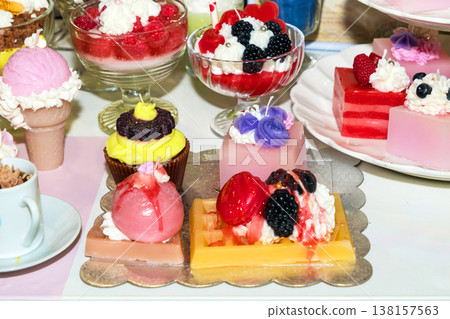 Sweets on display Sweets on display 138157563