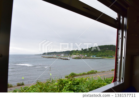 Scenery from Kamiiso Station to Oshima-Tobetsu Station on the Hokkaido Southern Isaribi Railway Line 138157711
