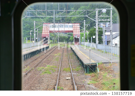 Scenery from Kamiiso Station to Oshima-Tobetsu Station on the Hokkaido Southern Isaribi Railway Line 138157719