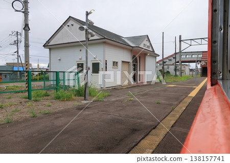 北海道南部伊沙裡比鐵道上磯站至大島東別站沿途風景 138157741