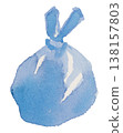 Plastic bag (hand-painted watercolor) 138157803