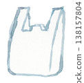 Plastic bag (hand-painted watercolor) 138157804
