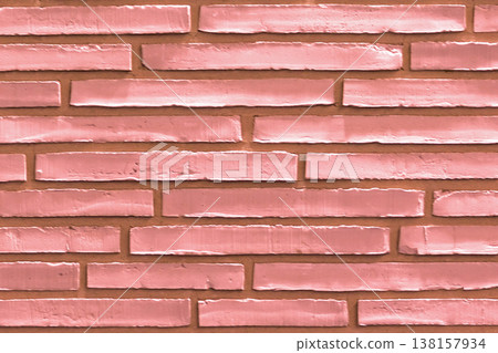 Beige brick wall pattern Beige brick wall pattern 138157934