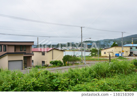 北海道南部伊沙裡比鐵道泉澤站至木古內站沿途風景 138158309