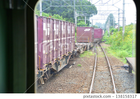 Scenery from Izumisawa Station to Kikonai Station on the Hokkaido Southern Isaribi Railway Line 138158317