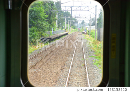 北海道南部伊沙裡比鐵道泉澤站至木古內站沿途風景 138158320