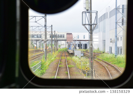 Scenery from Izumisawa Station to Kikonai Station on the Hokkaido Southern Isaribi Railway Line Scenery from Izumisawa Station to Kikonai Station on the Hokkaido Southern Isaribi Railway Line 138158329