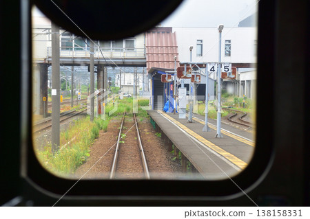 Scenery from Izumisawa Station to Kikonai Station on the Hokkaido Southern Isaribi Railway Line Scenery from Izumisawa Station to Kikonai Station on the Hokkaido Southern Isaribi Railway Line 138158331