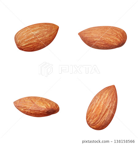Realistic illustration of an almond 138158566